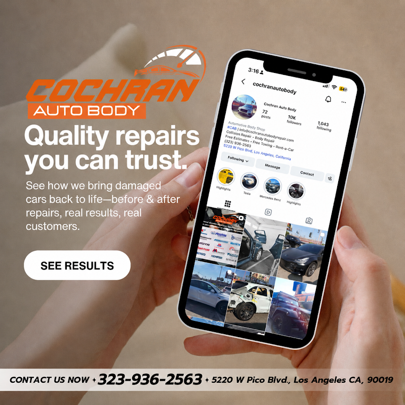 Cochran Auto Body & Royal Auto Body and Paint in Los Angeles